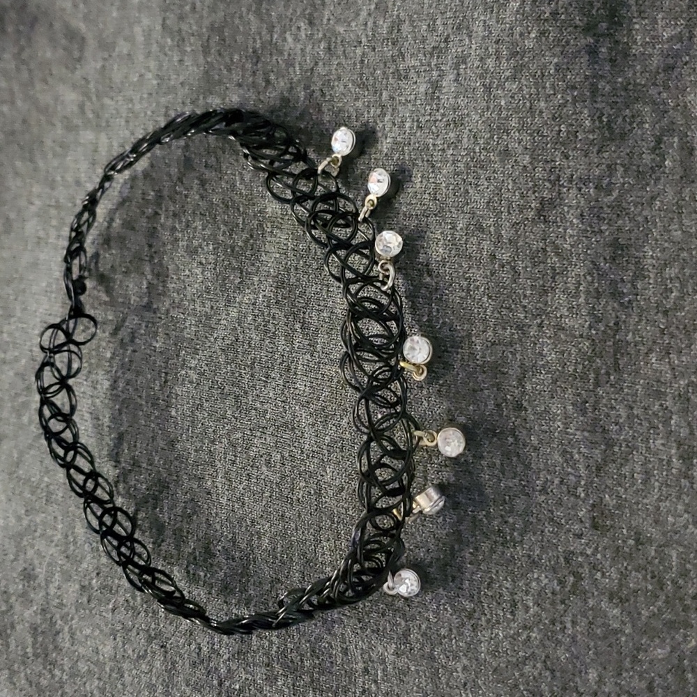 Wire and Jewel Choker